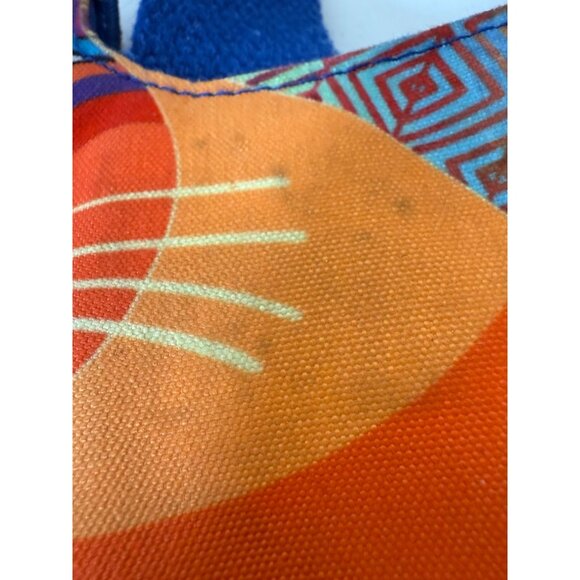 Laurel Burch Colorful Cat Tote Quirky Bag Rainbow Felines Dual Handles Zipper - Picture 14 of 16